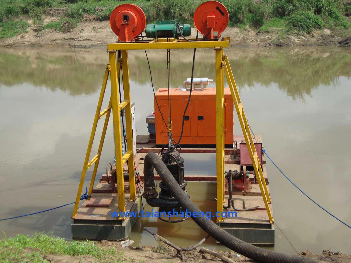 潜水吸纱泵案例-黄河入海口河段